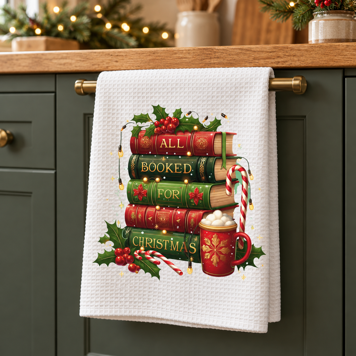 Christmas Kitchen Towel - Book Club Gifts for Book Lovers 2370f055-22d0-4498-8cd6-5b958b576d67-banner-1.png