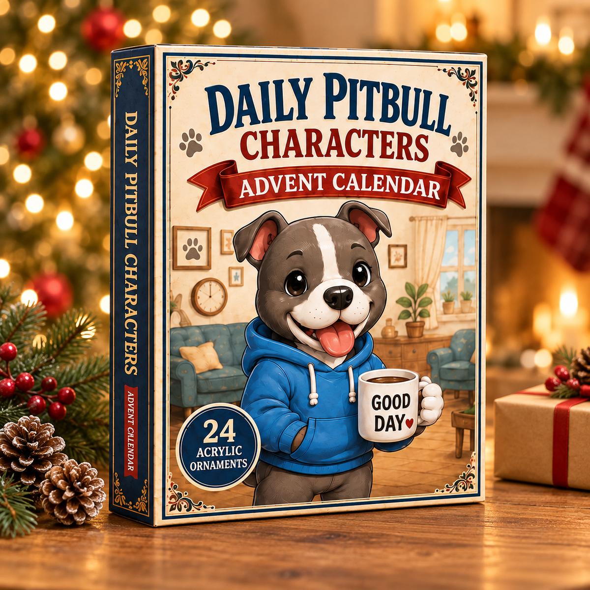 Daily Pitbull Characters Advent Calendar 2026 - 24-Day Festive Countdown, Acrylic Charms Blind Box - Gift For Pitbull Lovers 249b0e2c-11b8-4b81-a26a-67bfc530ac83-pitbull-box.png