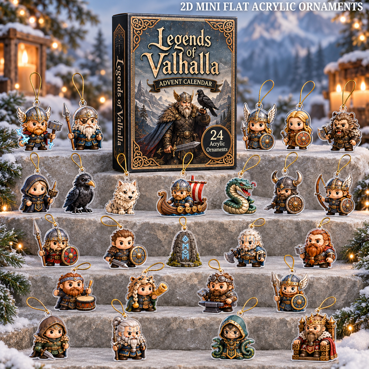 Legends of Valhalla Advent Calendar 2026 - 24-Day Festive Countdown, Acrylic Charms Blind Box - Gift For Viking Lovers 24aa6b6b-93c9-45a2-8693-cb565071c3da-valhalla-text.png
