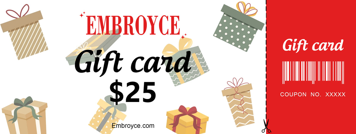 Embroyce Gift Card