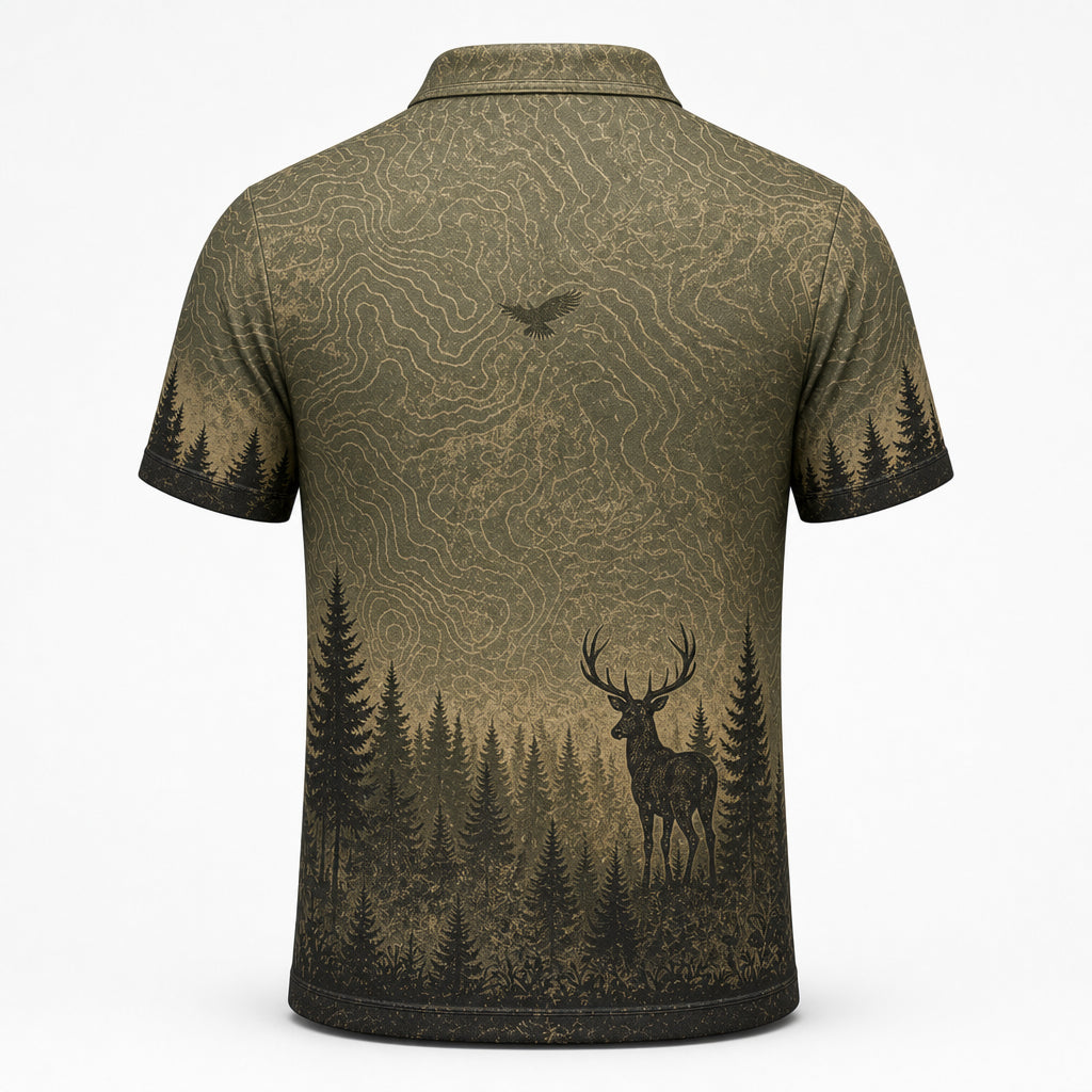 I'd Rather Be Hunting — AOP Polo - Polo shirt - All over printed 254321fd-079e-4d64-b1f9-8c7f59c148fb.jpg