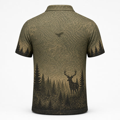 I'd Rather Be Hunting — AOP Polo - Polo shirt - All over printed 254321fd-079e-4d64-b1f9-8c7f59c148fb.jpg