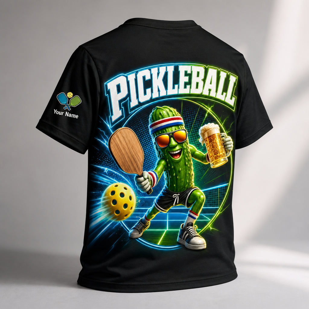 Custom Name Neon Pickleball Pickle AOP T-Shirt - Personalized T-Shirt - All over printed 2549e671-5c06-4c27-8a6d-a165afe70b8f.jpg