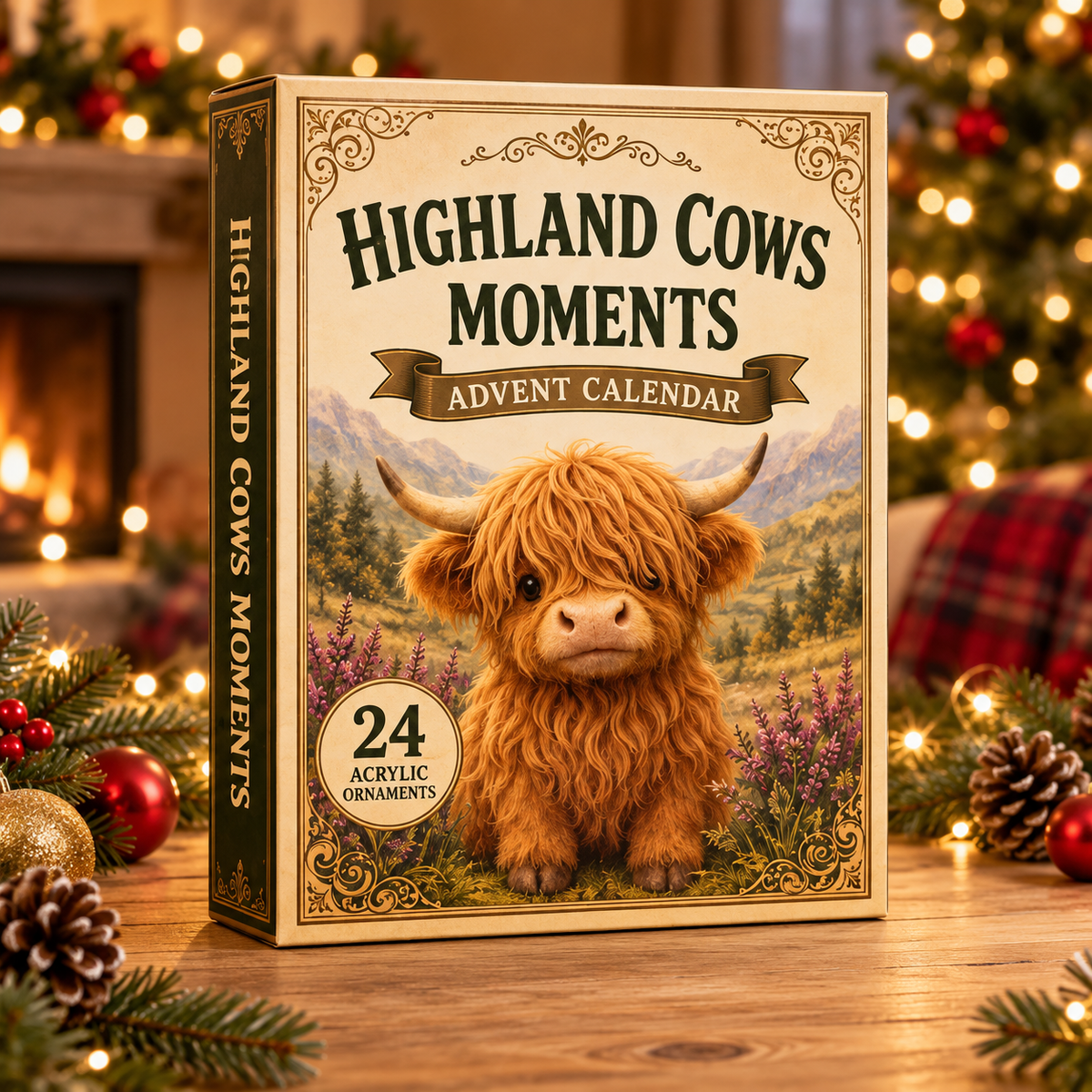 Highland Cow Moments Advent Calendar 2026 - 24-Day Festive Countdown, Acrylic Charms Blind Box - Gift For Cow Lovers 265f77a6-47ff-471d-8f0c-b0e2cf6afe97-cow-box.png