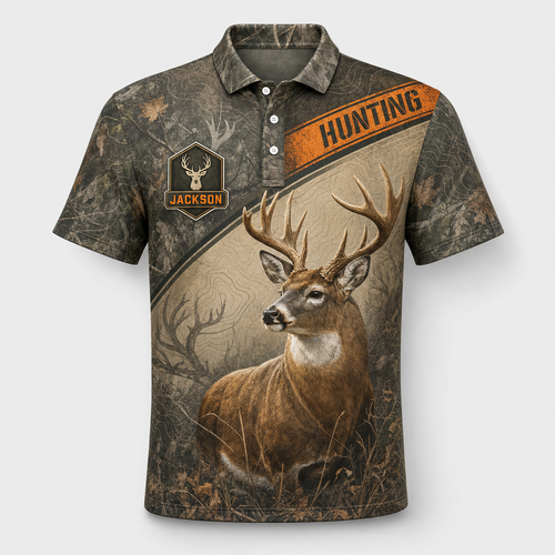 Personalized Deer Hunter Camo AOP Polo - Personalized Polo shirt - All over printed 26786088-23bb-448d-b853-2e7243cff5aa.png