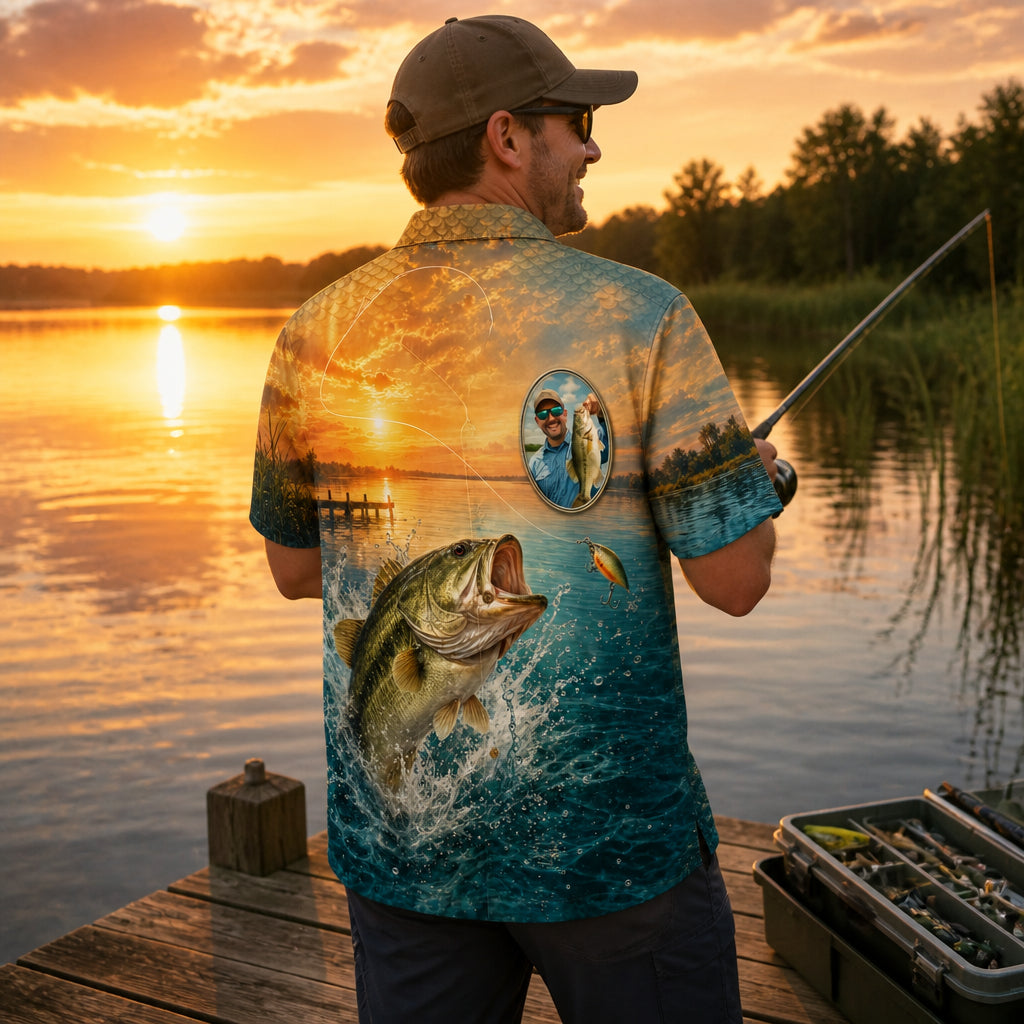 Custom Fisherman Photo Hawaiian Shirt – Leaping Bass Sunset - Personalized Hawaiian Shirt 26fe0a41-6223-4ad1-ac93-7cd7fa8cded7.jpg