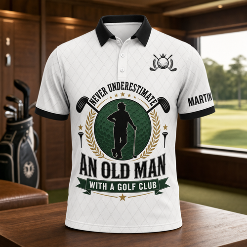 Old Man Golfer Custom Name AOP Polo - Personalized Polo shirt - All over printed 2761f431-5565-478f-a7bf-0858b7adef3d.png