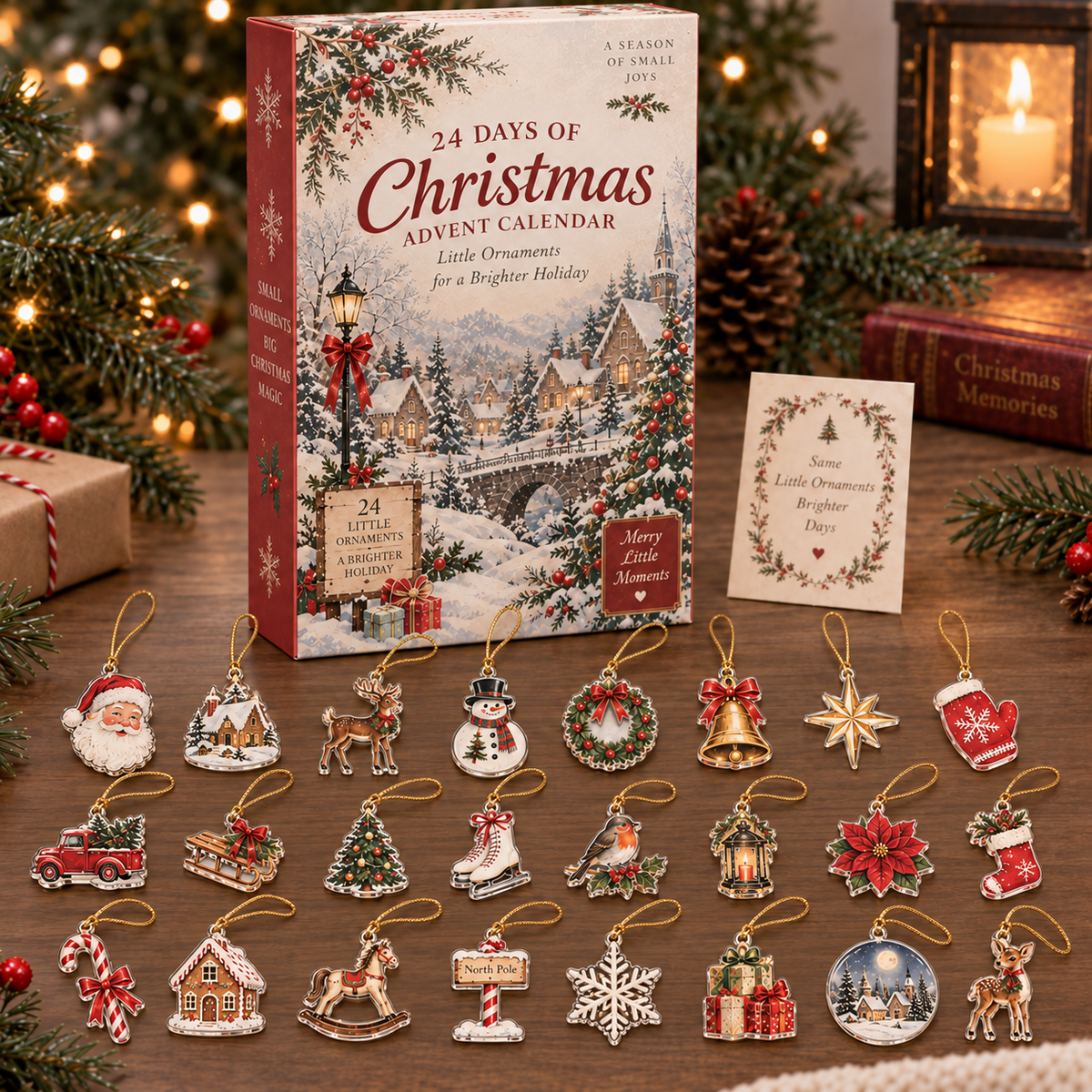 2026 Christmas Advent Calendar with 24 Mini Ornaments, 24 Days of Christmas Countdown Calendar, Festive Holiday Keepsake Decorations, Christmas Gift for Kids, Families & Ornament Lovers 27cfcb9f-f2bf-4160-8dfc-77985d3c78ae-1.png