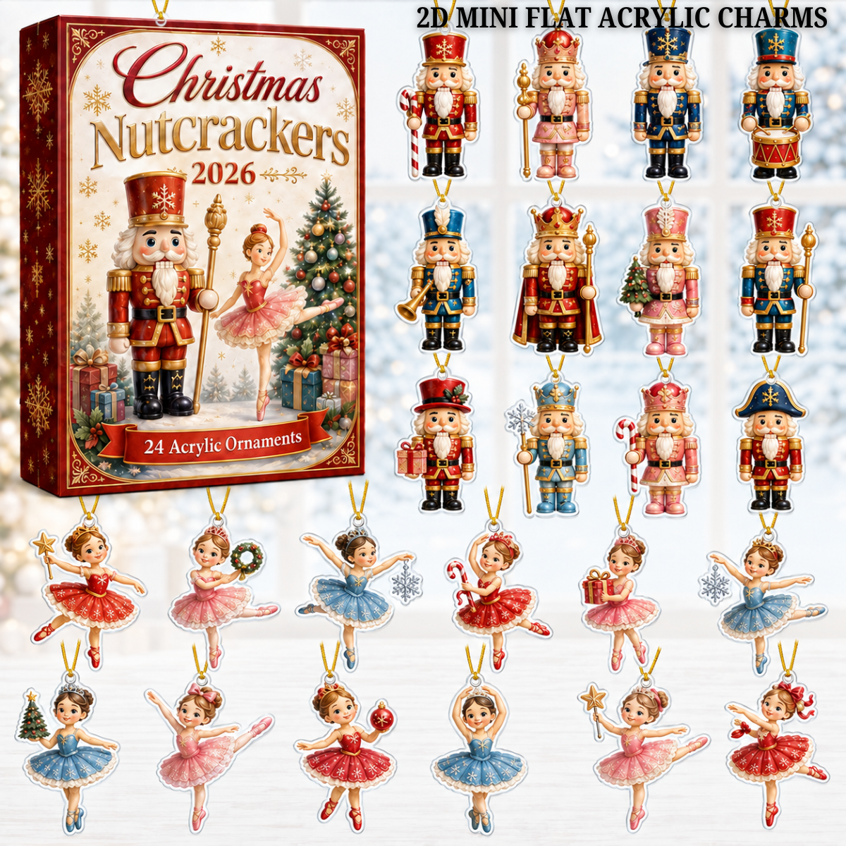 Nutcrackers & Ballerinas Advent Calendar 2026 - 24-Day Festive Countdown, Acrylic Charms Blind Box - Gift For Family & Friends 281f19f0-1b84-4e8d-bf24-b3878e58dfbe-nutcracker-text.png