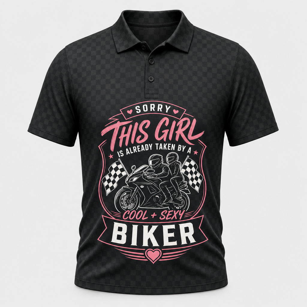 This Girl Taken by a Cool & Sexy Biker – Crest Edition Polo - Polo shirt - All over printed 281f99b4-015c-4224-89c7-d9c5775bc210.png