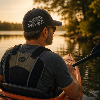Gone Kayaking Embroidered Dad Cap - Lifestyle 2