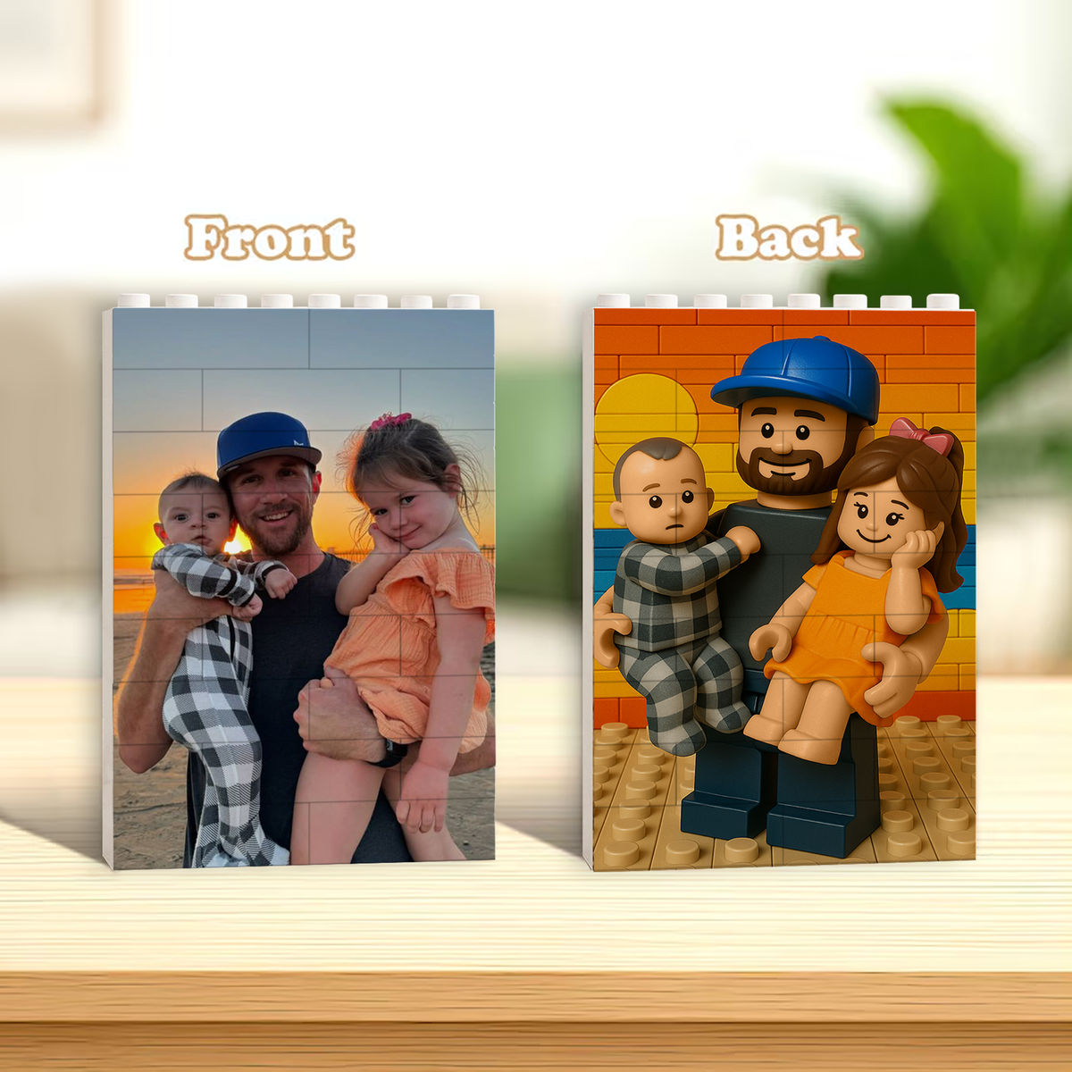 Personalised Brick Photo - Personalized Shaped Building Brick Blocks