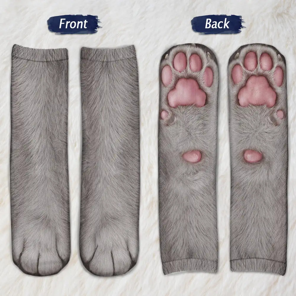 Gag Gift For Pet Lovers - Personalized Funny Feet Paws Socks 291fbd60-6328-431c-933c-53c0cfd15417-MK2_56746b2b-5275-420d-9ae9-19a354841af8.jfif