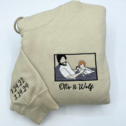 Custom Embroidered Family Portrait Shirt - Father's Day Gift - Personalized Dad Shirt - Embroidered Photo Shirt - Comfort Color Music Shirt 29_5000x_253d9500-c1a9-467a-a705-ea4e86636d51.jpg