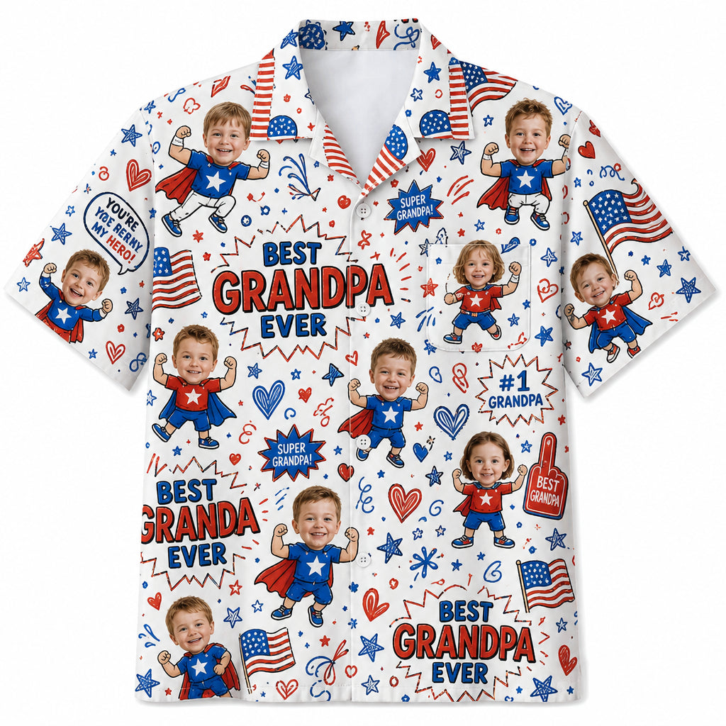 Best Grandpa Ever Superhero AOP - Hero