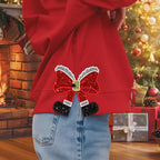 Glitter Bow Christmas, Side Bow Applique Embrodered Sweatshirt, Christmas Embroidery Sweatshirt 2_0068082a-efaa-4739-a6f7-aec1d13637a3.jpg