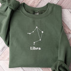 Libra Embroidered Sweatshirt, Embroidered Libra Crewneck Sweater, Embroidered Zodiac Shirt, Libra Shirt, Constellation Shirt 2_0416b580-e1b6-4890-8f1b-a22c5f59fb14.jpg
