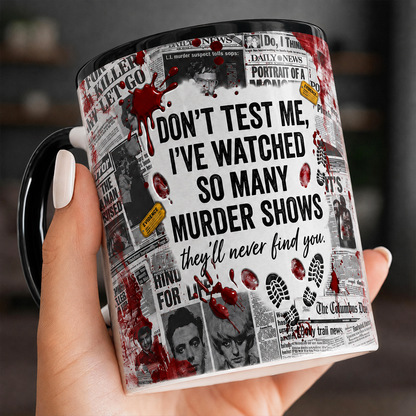 Sip Coffee, Solve Murders Coffee Accent Mug - Personalized Gifts