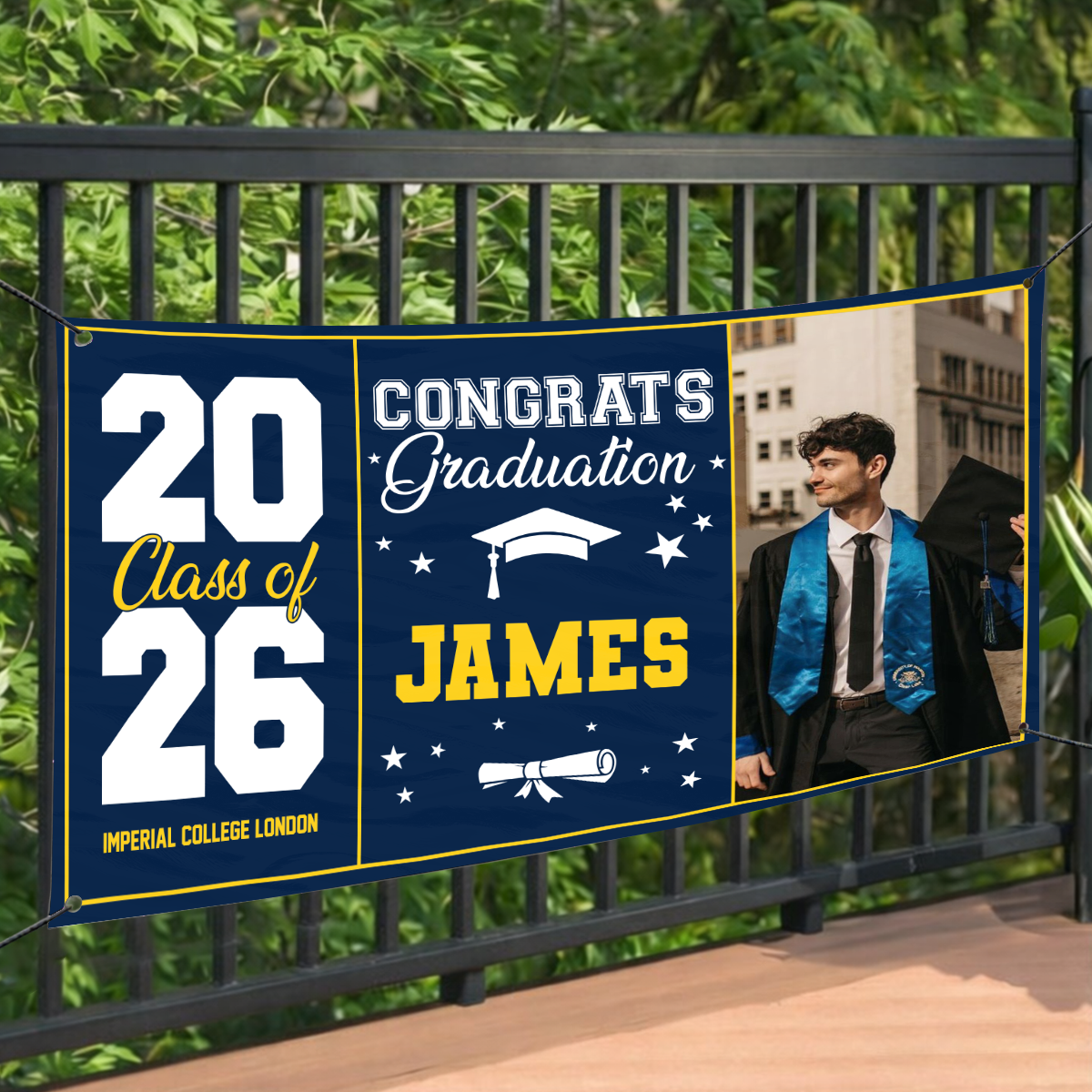 Diamond Graduation Banner - Class of 2026 Banner