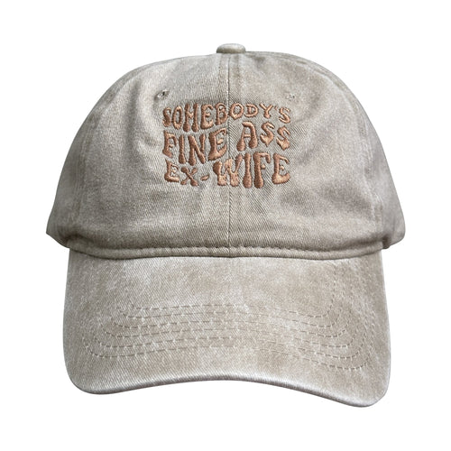 Customized EMBROIDERED Funny Divorce Hat, Somebody's Fine Ass Ex Wife Women's SnapBack Trucker Hat -Divorce Gift, Funny Divorce Gift For Her 2_142a6bab-b6fa-40fe-aff1-346f57a3a91e.jpg
