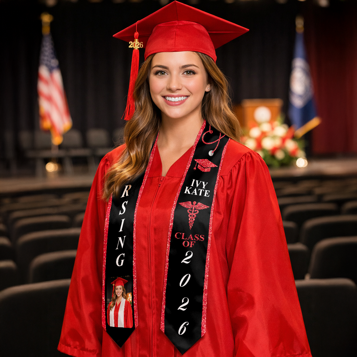 Customized Nursing Sash, Nursing Graduation Stole