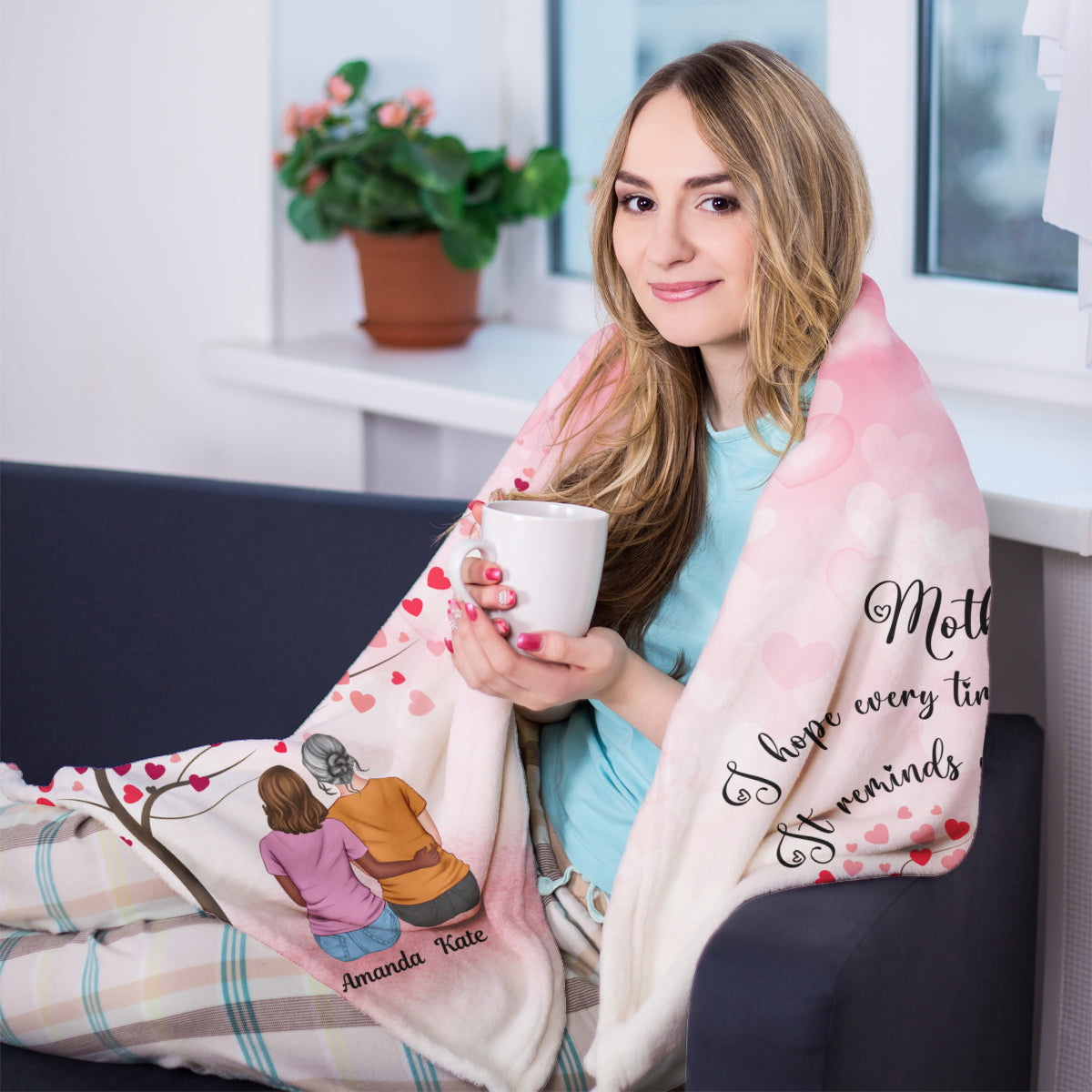 Snuggle This Blanket, Mom - Personalized Blanket - Mother's Day, Gift For mother-in-law 2_1870f4dc-bfe4-4d3d-b97c-924c76f74c2d.jpg