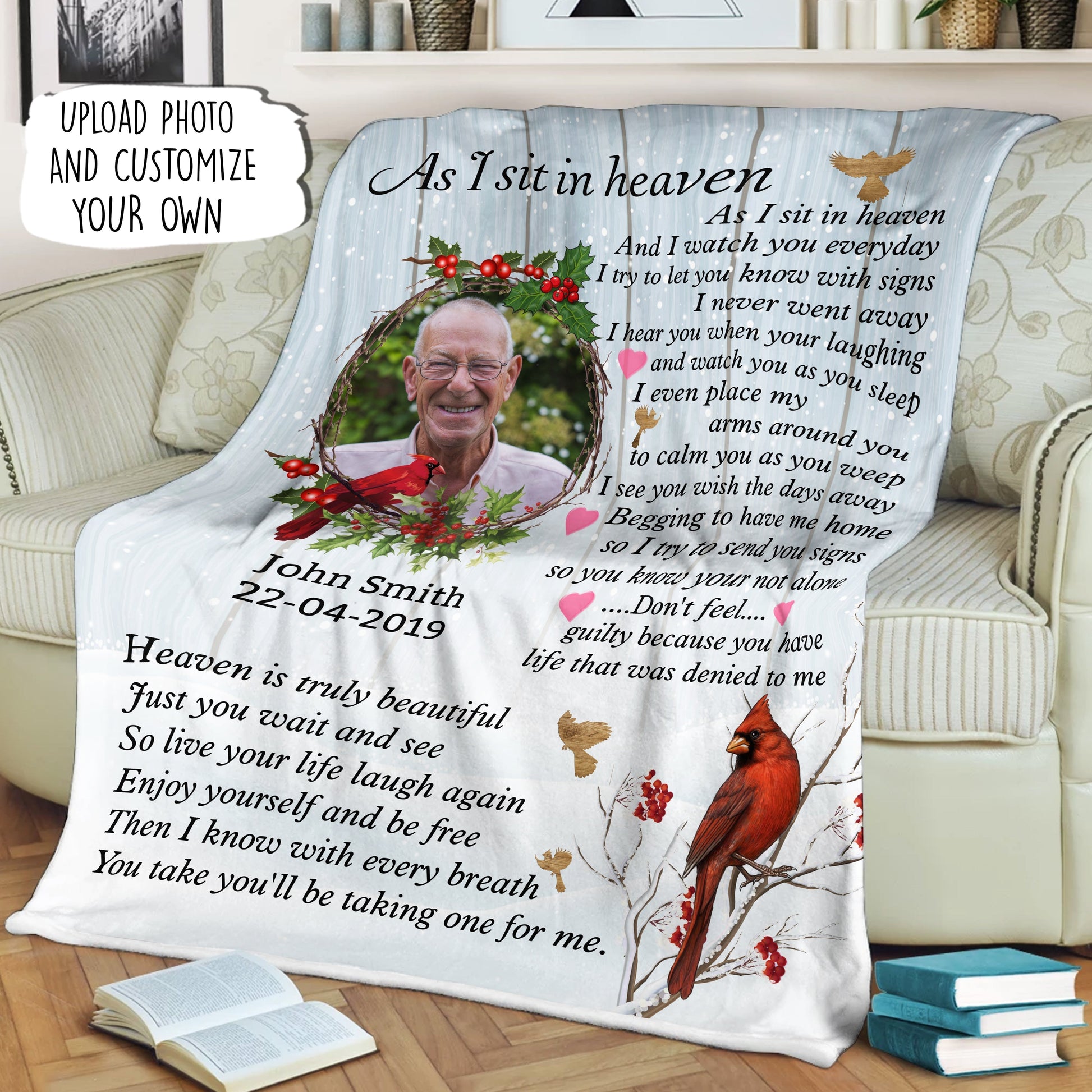 I Watch You Everyday Custom Photo Blanket Memorial 2_1ad4e9ef-d31d-4676-b9de-e701282d6dd1.jpg