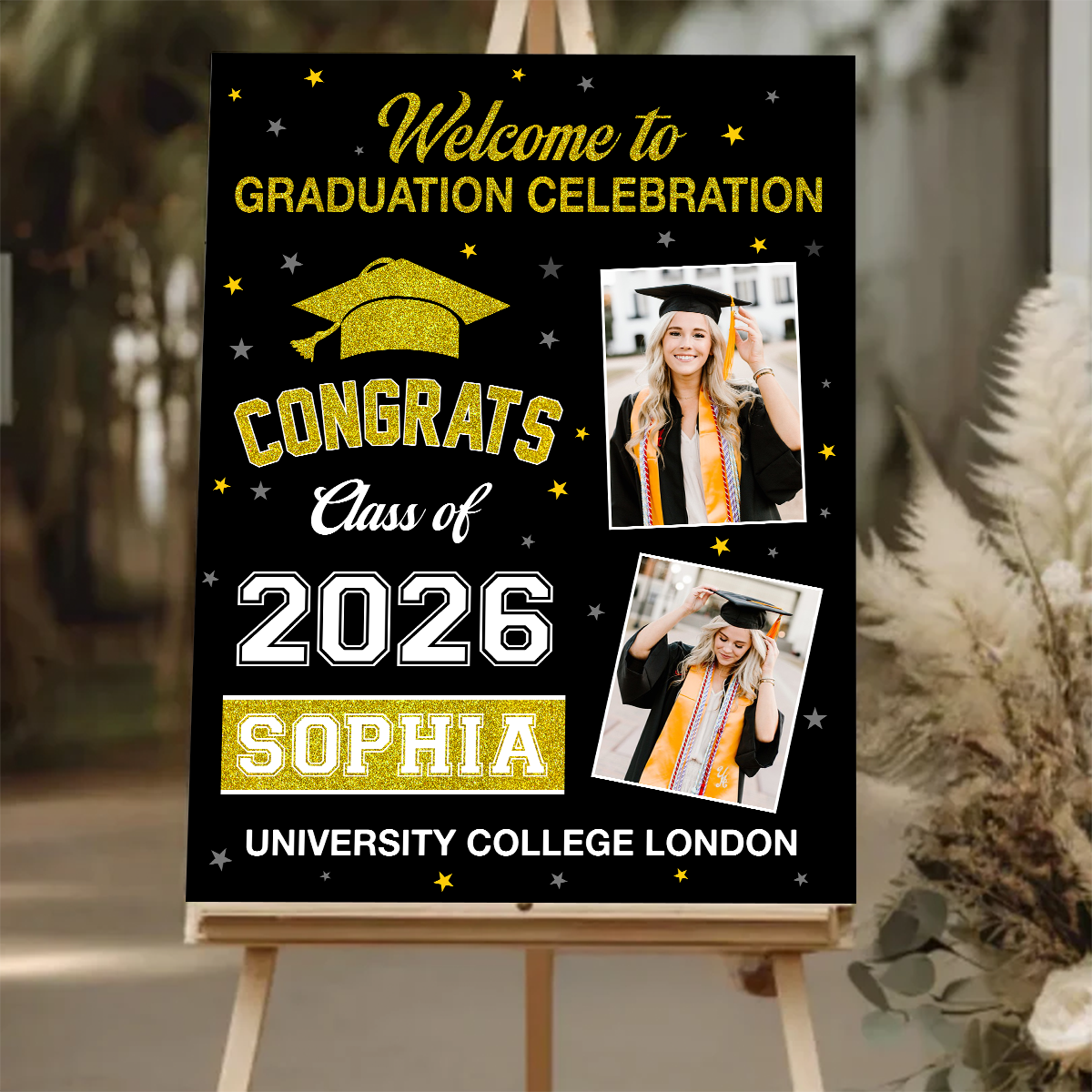 Personalized Graduation Welcome Sign Party