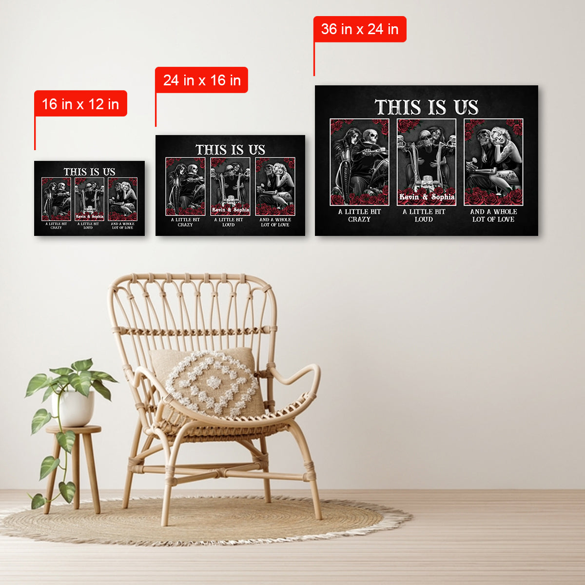 Biker This Is Us Skull Couple Custom Canvas Gift For Couple 2_22.jpg