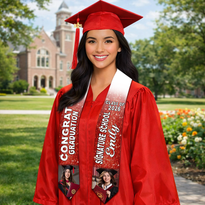 Custom Name Graduation Gift Stoles - Personalized Stoles