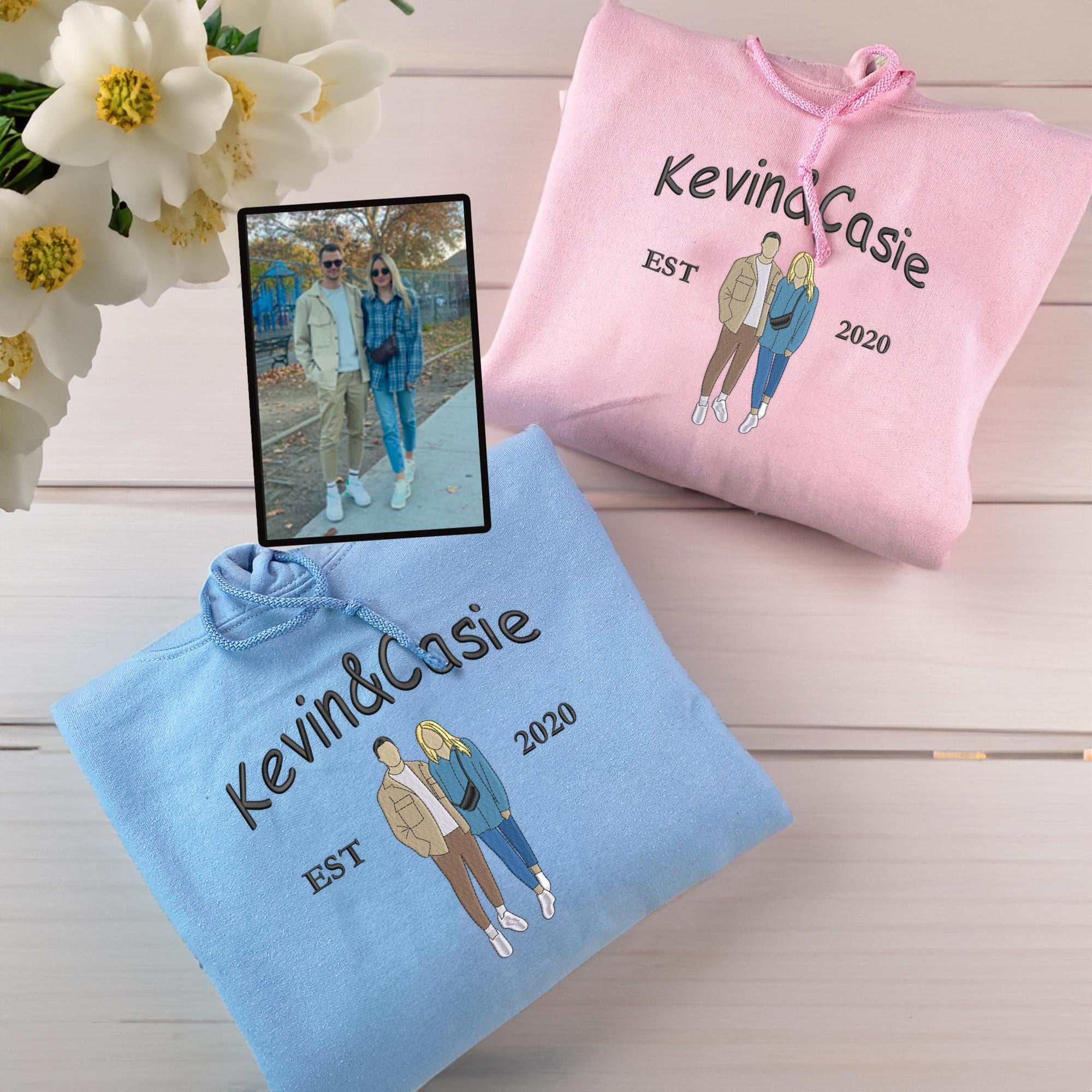 Matching Couple Apparel With Photo Portrait Embroidery - Personalized Embroidered Apparel - Valentine's Day Couple Embroidery Gift 2_27c0e9cb-33d6-49a4-8dff-7190baca4100.jpg