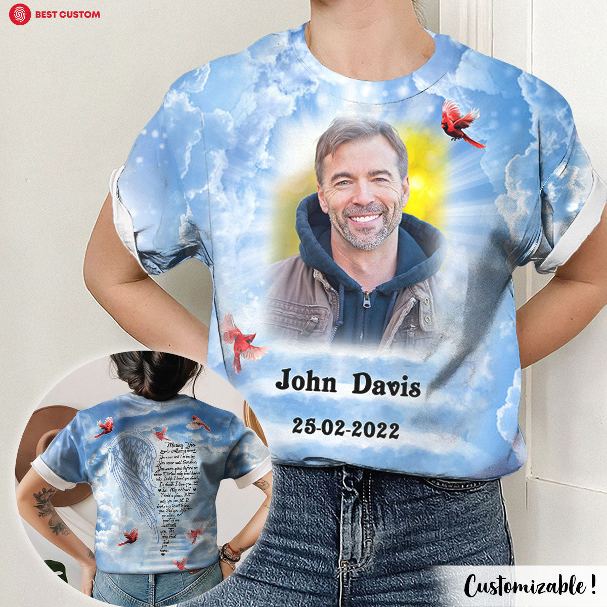 Missing You Always, Cardinal - Personalized Photo 3D All Over Print Shirt - Memorial 2_28aade49-91ed-4713-bd6c-a343fb4ccbe2.jpg