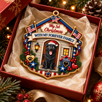 Merry Woofmas - Personalized Real 3D Raised Ornament