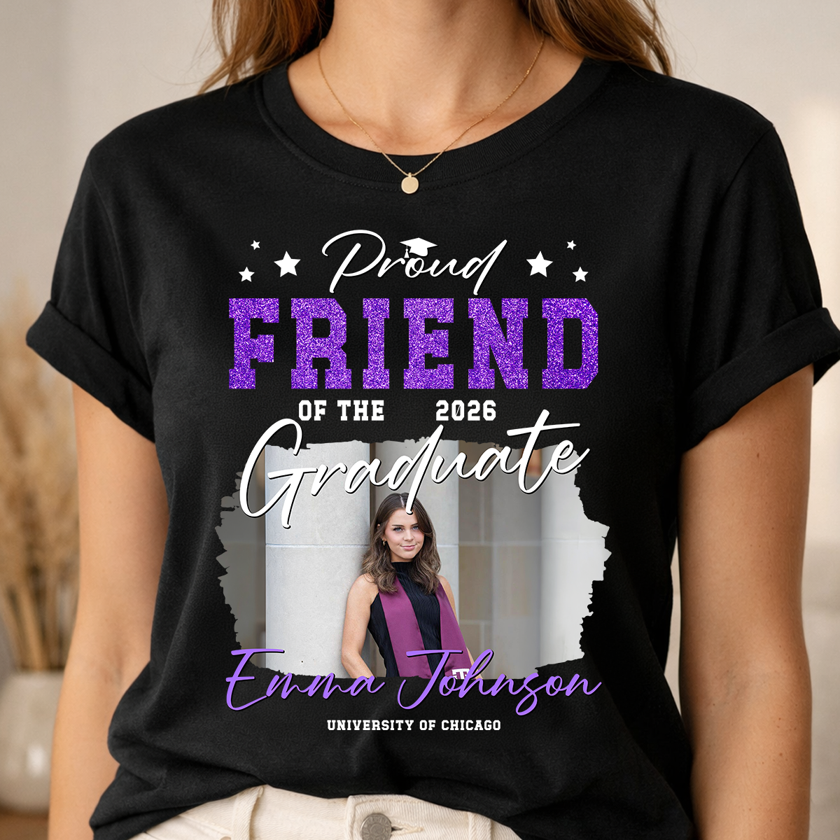 Congrats Graduation 2026 Personalized Graduation T-shirt