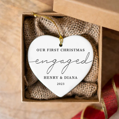 Our First Christmas Engaged - Personalized Ornament - Christmas Gift 2_3799f553-c874-4ae1-85eb-b63a235a0599.jpg