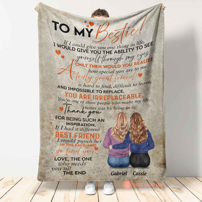 To My Bestie - Personalized Blanket - Gift For Besties, Friends, Sister Blanket - Gift For Bestie 2_38c0ee36-7337-4c2e-880b-3e3fdfc53dcf.jpg