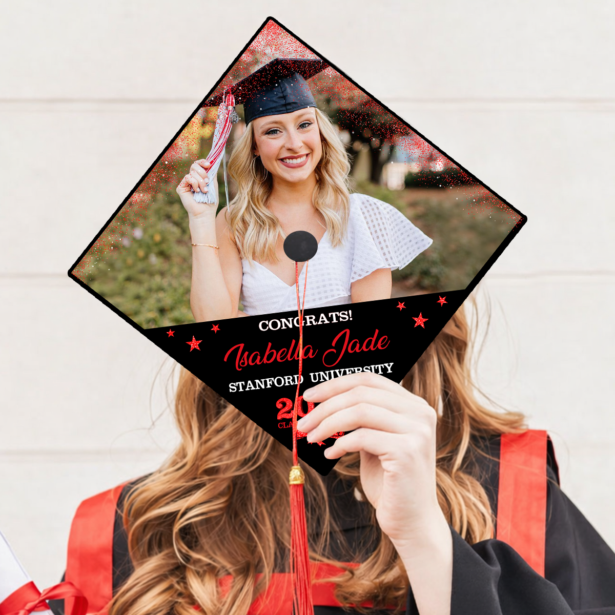 Custom Graduation Cap Topper - Decorations For Grad Cap