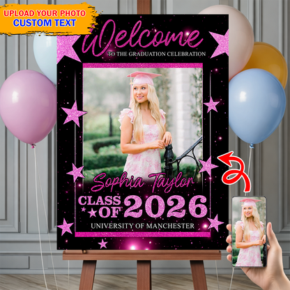 Class Of 2026 - Graduation Welcome Sign Party