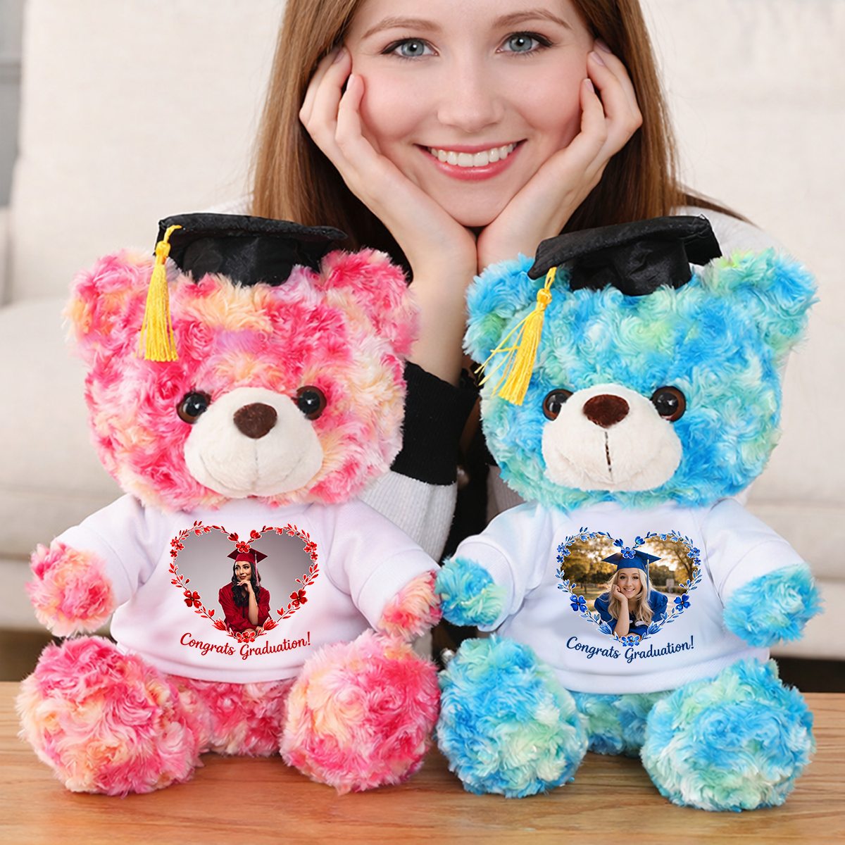 Graduate Bear Gifts - Teddy Bear With Personalized Shirt