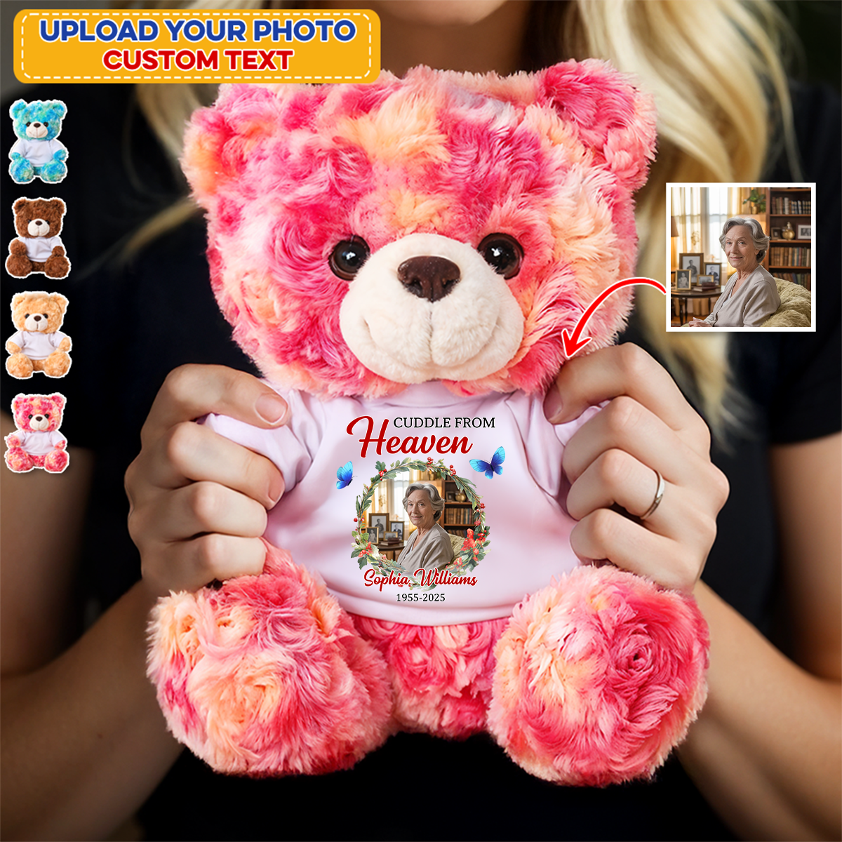 A Cuddle From Heaven - Personalized Teddy Bear