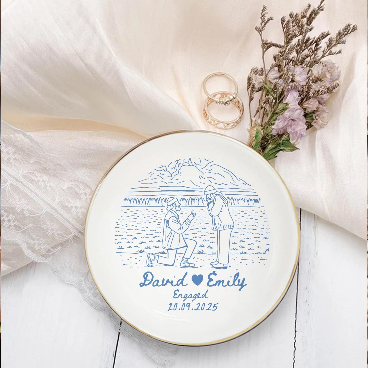 Personalized Couple Portrait Ring Dish, Engagement Gift, Wedding Gift For Bride, Handmade Custom Photo Ring Dish, Custom Photo Jewelry Tray 2_44b180f3-e8a0-4db1-8ace-c3f6000094ad.jpg