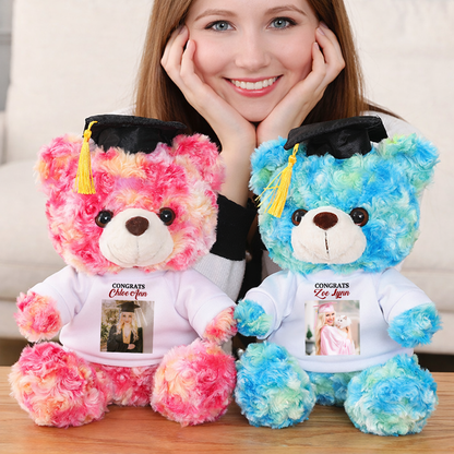 Graduate Bear - Teddy Bear With Personalized Shirt