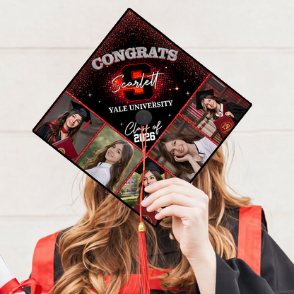 Photo Graduation Cap Topper, Decorations For Grad Cap