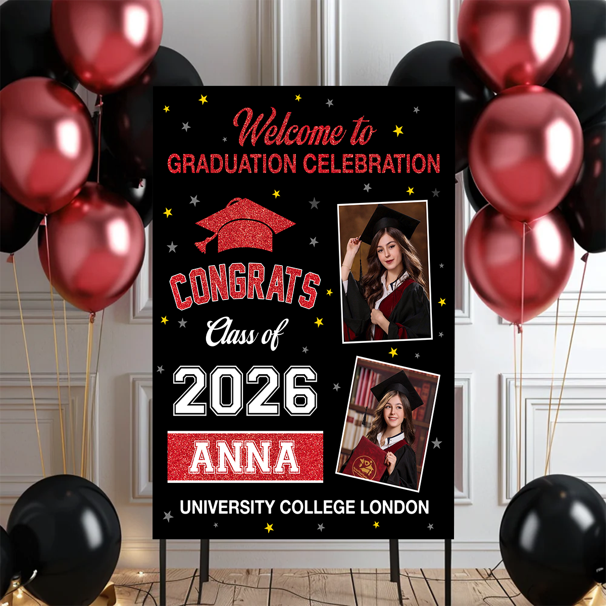 Personalized Graduation Welcome Sign Party