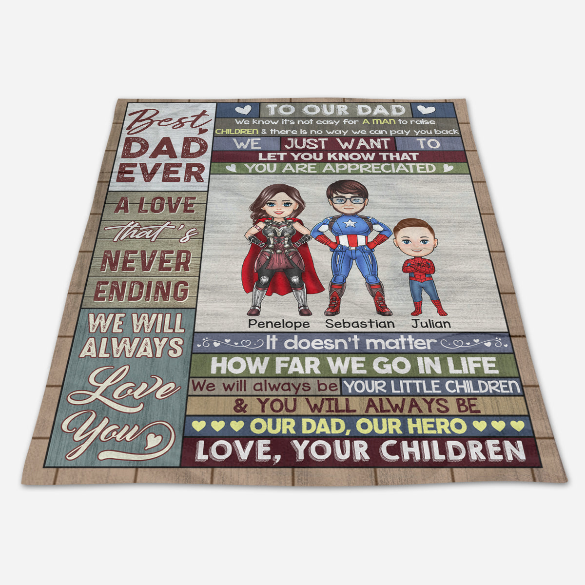 You Will Always Be My Loving Dad - Personalized Blanket - Gift For Father, Dad, Father's Day 2_4da2ecd4-87e0-4d39-8ebb-17bfbf6b5352.jpg