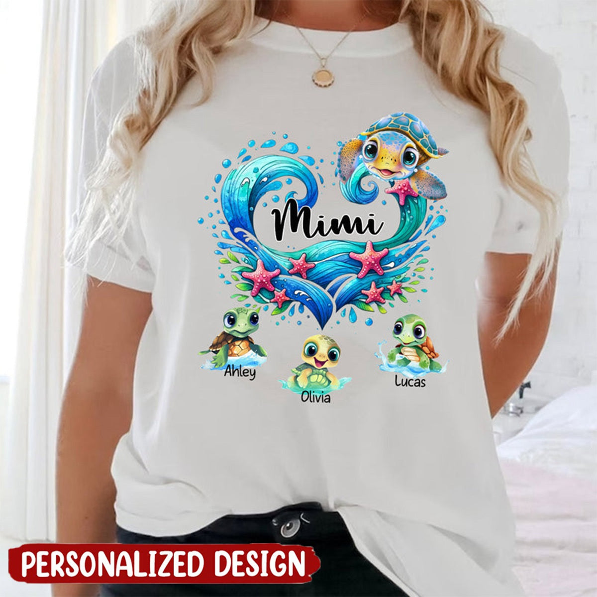 Sea Turtle Grandma With Cute Grandkids Custom Photo - Personalized Shirt - Gift For Grandma, Mother's Day, Birthday Gift 2_5000x_adc98fd3-611c-41f9-b9e3-9ca91702262f.jpg