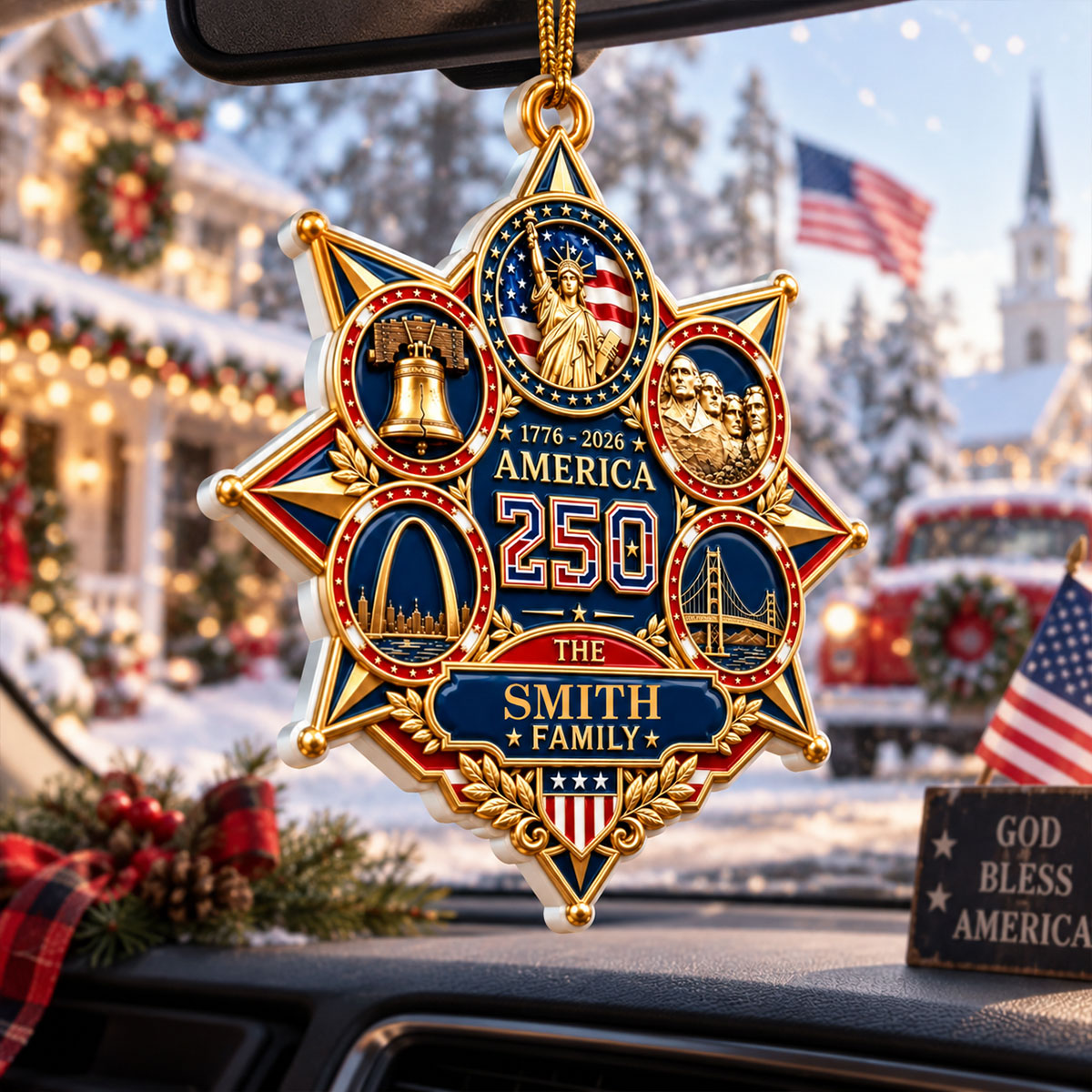 Proud Since Seventeen Seventy Six - Real 3D Raised Ornament