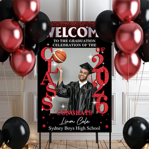 Graduation Class Of 2026 Personalized Welcome Sign