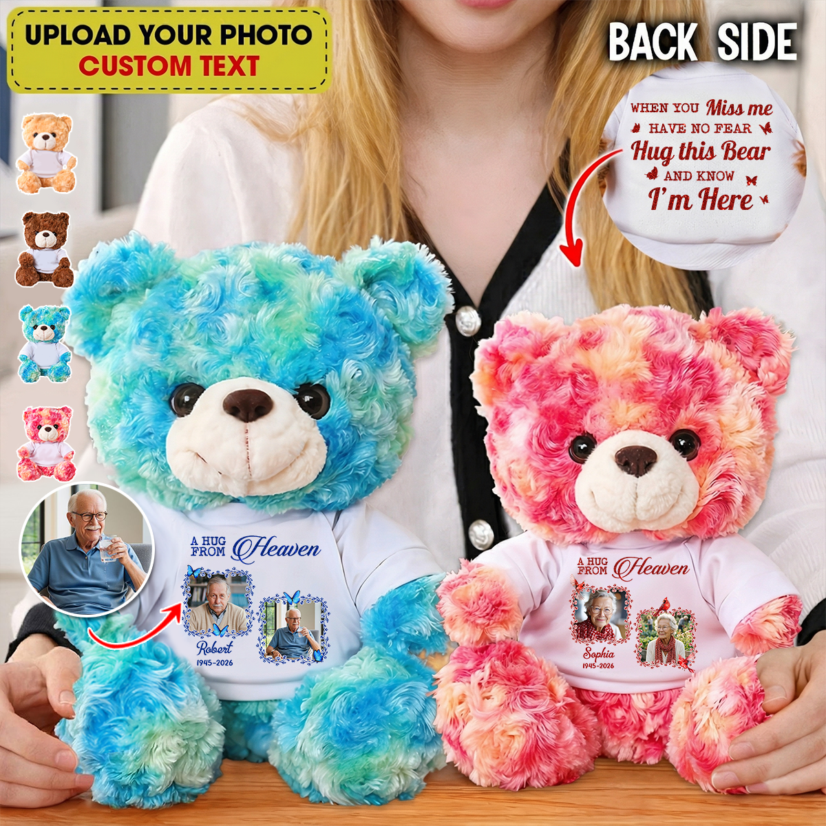 Have No Fear Hug This Bear - Personalized Teddy Bear