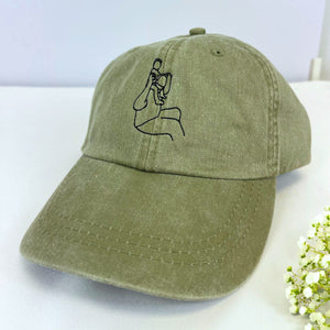 Custom Embroidered Dad Portrait Classic Cap from Photo